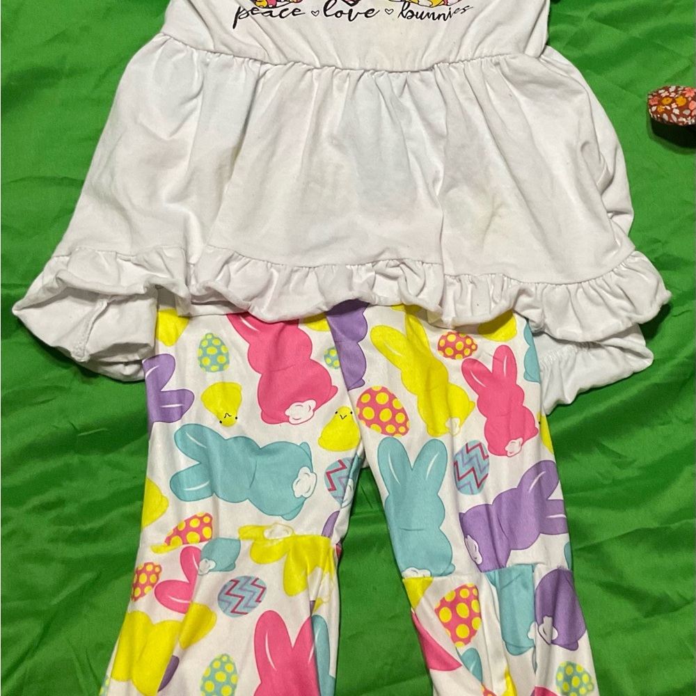Colorful Bunny Kids Pajamas